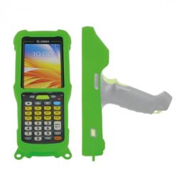 Funda Mobilis para Zebra MC9400-MC9450, Silicona, Verde, Resistente a Golpes y Rayones
