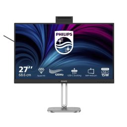 Monitor Philips 27B2U4601H/00 27" Quad HD 120Hz IPS USB-C Webcam Altavoces