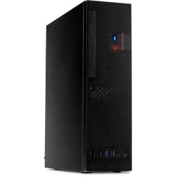Caja PC Inter-Tech S-331 Escritorio Negro micro ATX Mini-ITX