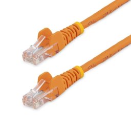 Cable de red StarTech Cat5e 3m Naranja UTP RJ45 sin enganche