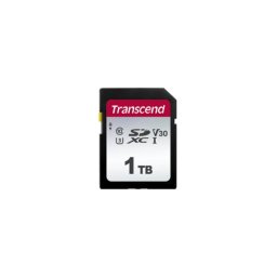 Memoria flash Transcend 300S 1 TB SDXC Clase 10 3D NAND UHS-I U3 V30