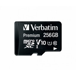 Memoria flash Verbatim Premium U1 MicroSDXC 256 GB Clase 10 UHS-I