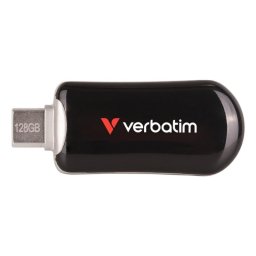 Unidad flash USB Verbatim 30225 128 GB USB Tipo C 3.2 Gen 1 Negro