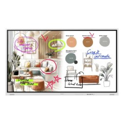 Pizarra blanca interactiva Samsung WM75FX 75" 4K Ultra HD Táctil WiFi Bluetooth