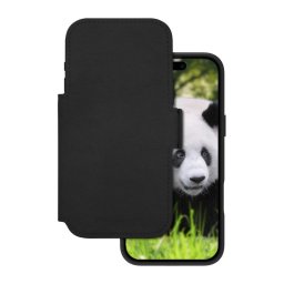 Funda para móvil dbramante1928 Lynge MS Folio cuero negro magnética para iPhone 17 Pro Max