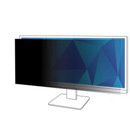 Filtro de privacidad 3M para monitor 34" 21:9, antideslumbrante y antirrayas