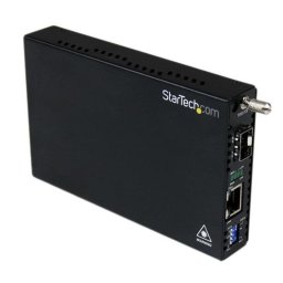 Convertidor de red StarTech ET91000SFP2 Gigabit Ethernet a fibra óptica SFP