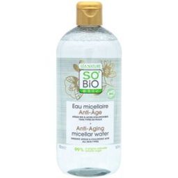 SO'BiO étic Agua Micelar Antiedad Ácido Hialurónico & Argán 500 ml
