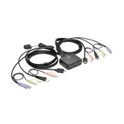 Conmutador KVM EATON B032-HUA2 2 Puertos HDMI USB Audio Compacto