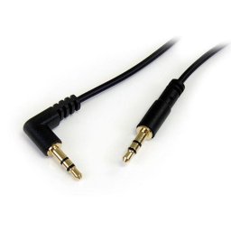 Cable de audio estéreo 3,5mm macho a macho 1,8m StarTech acodado derecho