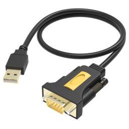 Adaptador gráfico USB a serie VISION TC-USBSER Negro