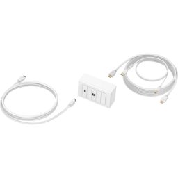 Regleta Vision TC3-PK5M 2 Tomas HDMI y USB 3.2 Gen 1 5 m Blanco