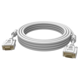 Cable VGA Vision 2x VGA 15-pin D-Sub 10 m Macho a Macho Blanco