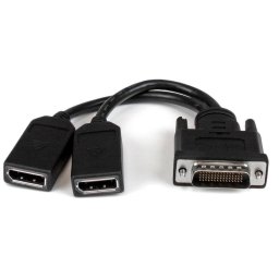 Cable adaptador DMS-59 a 2x DisplayPort StarTech 20 cm 4K Ultra HD