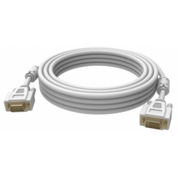 Cable VGA Vision 2x VGA 15-pin D-Sub 3 m macho macho blanco