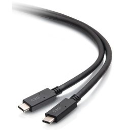 Cable USB-C macho a USB-C macho C2G 2 m USB 3.2 Gen 1 5 Gbps Negro