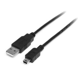 Cable USB 2.0 StarTech 1m A a Mini B Negro
