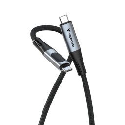 Cable USB4 Verbatim 31849 1,2 m USB-C a USB-C 40 Gbit/s Negro