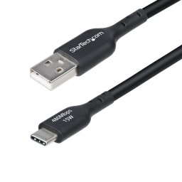 Cable USB-A a USB-C StarTech 4m 3A Carga Rápida USB 2.0 Negro