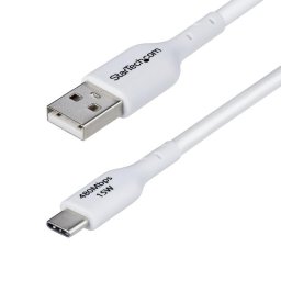 Cable USB-A a USB-C StarTech.com de 3m, 3A, USB 2.0, Blanco