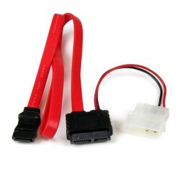 Cable Adaptador Slimline SATA a SATA con Alimentación LP4 StarTech 50 cm