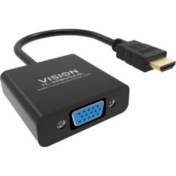 Adaptador de cable de vídeo Vision TC-HDMIVGA/BL 0,23 m HDMI a VGA