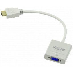 Adaptador de cable de vídeo Vision TC-HDMIVGA HDMI a VGA macho-hembra