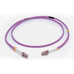 Cable de fibra óptica LC/LC OM4 LSZH 1 m violeta C2G