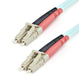 Cable de fibra óptica multimodo StarTech 1m LC a LC OM3