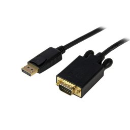 Cable Adaptador Conversor DisplayPort a VGA StarTech 3 m Negro