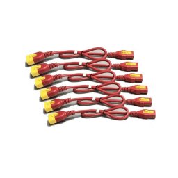 Cable de alimentación APC AP8704S-WWX340 1,22 m C13 a C14 rojo