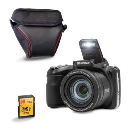 Cámara Digital Compacta Kodak Pixpro AZ425 20 MP 42x Zoom Óptico Sensor CCD Pack SD 32GB Funda