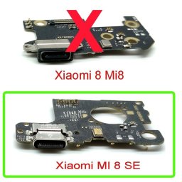 Cable Flex Xiaomi Mi8 Se Conector Carga Repuesto