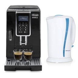 DeLonghi ECAM350.55.B Cafetera Superautomática 15 Bares + Orbegozo KT 5002 Hervidor de Agua 1L 1650W