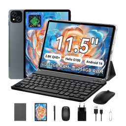 Tablet T12 Pro WiFi + 4G 11,5" 8GB 256GB Gris con Teclado y Stylus Pen