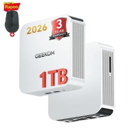 Mini PC GEEKOM A5 Pro 2026 AMD Ryzen 5 7530U 16GB 1TB SSD Radeon Windows 11 Pro Compacto