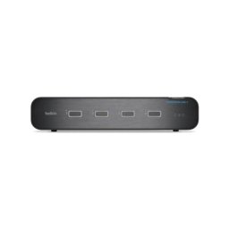Conmutador KVM Belkin F1DN204KVM-UNN4 4K Ultra HD 4 equipos Negro
