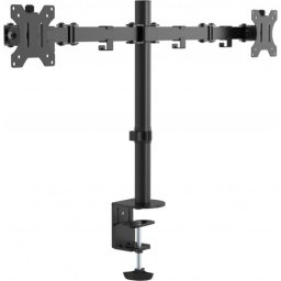 Vision VFM-DPD2B Soporte Monitor Abrazadera Mesa 13 a 27" VESA 75x75 a 100x100 Max 16Kg