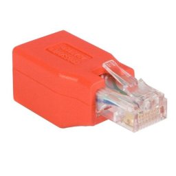 Adaptador de Cable de Red Ethernet Cat6 StarTech.com Recto a Cruzado UTP Patch RJ45 Rojo