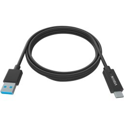 Cable USB Vision TC 2MUSBCA/BL 2 m USB A a USB C USB 3.2 Gen 1 Negro