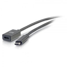 Cable alargador USB-C a C 3.1 Gen 2 C2G 90 cm Negro