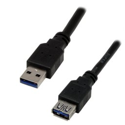 Cable USB 3.0 MCL 5 m Macho/Hembra Negro
