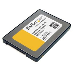 Caja adaptadora StarTech SSD mSATA a SATA 2,5 pulgadas aluminio plata