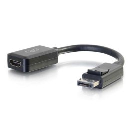 Adaptador convertidor DisplayPort a HDMI C2G 20 cm negro