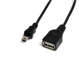 Cable USB A a Mini USB StarTech 0,3 m Negro