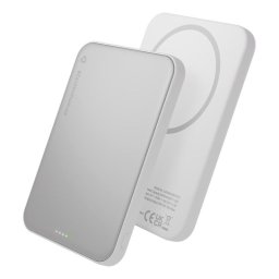 Batería externa Dbramante1928 CP05ACWH7273 5000 mAh Cargador inalámbrico 25 W Aluminio