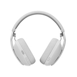 Auriculares Logitech Zone Vibe Wireless MS inalámbricos Bluetooth para llamadas y música blancos