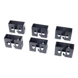 Soporte mural APC AR7710 para contención de cables, negro