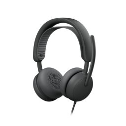 Auriculares Logitech Zone Wired 2 con cable USB-C/USB-A Cancelación de Ruido Grafito
