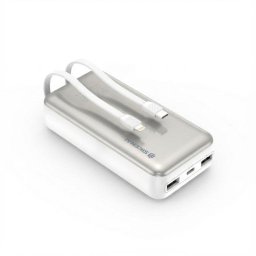 Banco de Energía Sikenai 20000 mAh 120W Carga Rápida 2 Cables Integrados